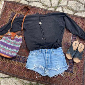 Vintage 80s Sweatshirt - Black